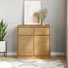 vidaXL Sideboard SAUDA Eiche-Optik 80x43x75,5 cm Kiefernholz