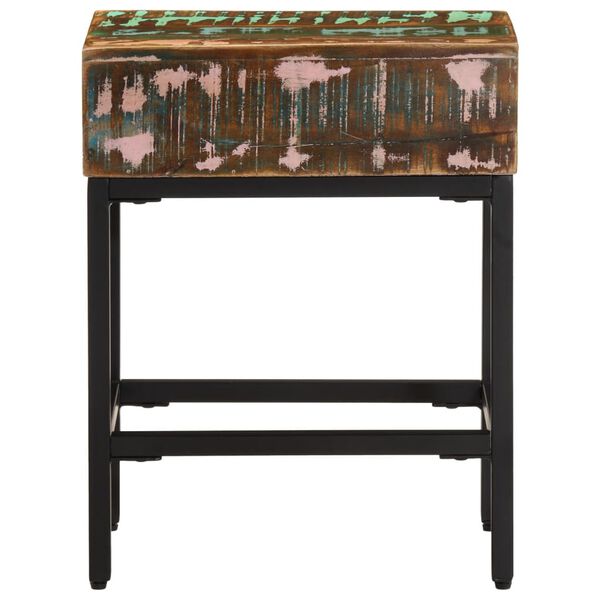 vidaXL Beistelltisch 40x30x51 cm Altholz Massiv