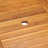 vidaXL 7-tlg. Garten-Essgruppe Massivholz Teak