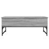 vidaXL Couchtisch Grau Sonoma 100x50x40 cm Holzwerkstoff und Metall