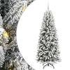 vidaXL K&uuml;nstlicher Weihnachtsbaum Wei&szlig; 180 cm