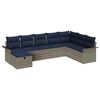 vidaXL Gartensofa-set 8 stk. Poly Rattan