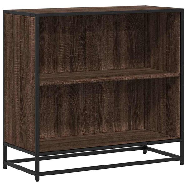 vidaXL Bücherschrank Braun Eichen-Optik 80,5x35x76 cm Holzwerkstoff