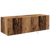 vidaXL TV-Wandschrank 2 pcs Altholz 100 x 35 x 31 cm Holzwerkstoff