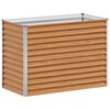 vidaXL Hochbeet Hellbraun 98 x 50 x 68 cm Verzinkter Stahl