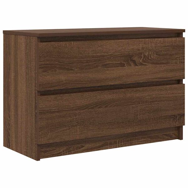 vidaXL TV-Schrank Braun Eichen-Optik 80x35x54 cm Holzwerkstoff