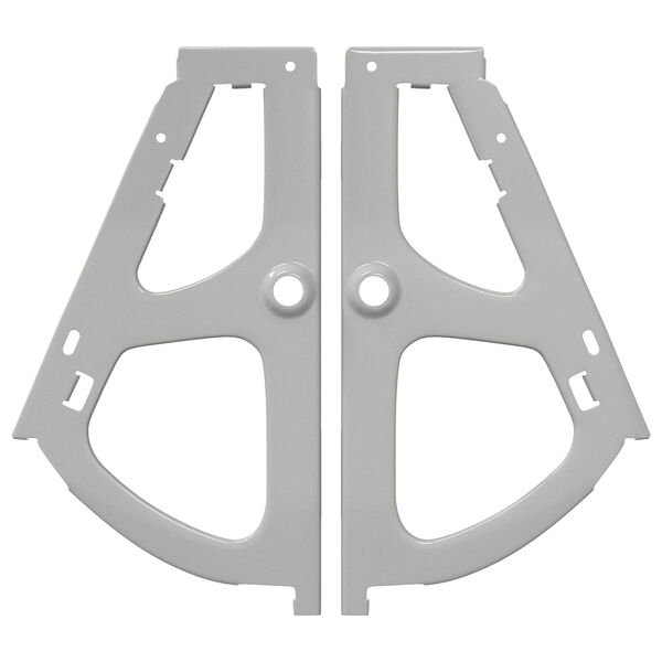 vidaXL Klappenscharnier 12 pcs Silber 235 x 155 x 30 mm Eisen