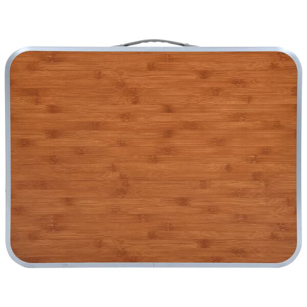 vidaXL Klappbarer Campingtisch Aluminium 60x45 cm