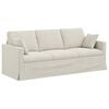 vidaXL Sofa 2 pcs Creme