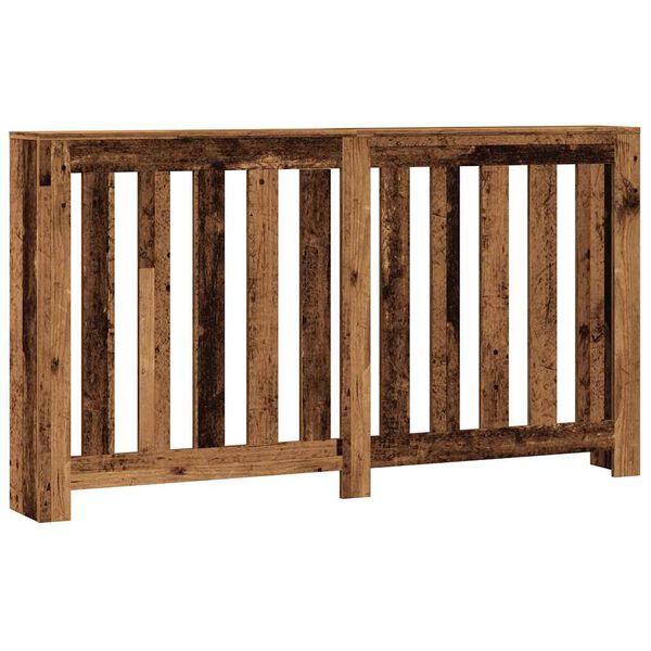 vidaXL Heizk&ouml;rperverkleidung Altholz-Optik 149x20x82 cm Holzwerkstoff