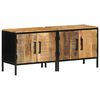 vidaXL Nachttisch 2 stk. Braun und Schwarz 50 x 30 x 45 cm