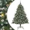 vidaXL K&uuml;nstlicher Weihnachtsbaum mit 300 LEDs mit St&auml;nder Gr&uuml;n 210 cm