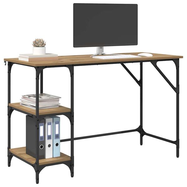 vidaXL Schreibtisch Artisan-Eiche 120 x 50 x 75 cm Holzwerkstoff