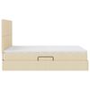 vidaXL Aufbewahrungsbett mit Matratze Creme 140 x 200 cm Polyester