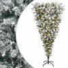 vidaXL Umgedrehter k&uuml;nstlicher Weihnachtsbaum mit Scharnieren 150 cm