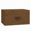 vidaXL Wand-Nachttische 2 Stk. Honigbraun 40x29,5x22 cm