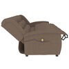 vidaXL 4-Sitzer Massagesessel Taupe Stoff