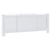 vidaXL MDF Heizkörperverkleidung Weiß 205 cm