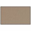 vidaXL Fu&szlig;matte Beige und Schwarz 90 x 150 cm 100% Polyamid