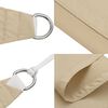 vidaXL Sonnensegel Oxford-Gewebe Quadratisch 2,5x2,5 m Beige