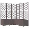 vidaXL Garten Braun 120 x 120 x 136 cm