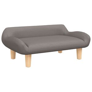 vidaXL Kindersofa Taupe 70x40x24 cm Stoff