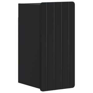 vidaXL Badezimmer-Wandschrank ZWOLLE Schwarz 30 x 31 x 63 cm