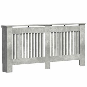 vidaXL Heizk&ouml;rperabdeckung Beton Grau 172 x 19 x 81,5 cm Holzwerkstoff