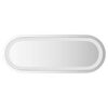 vidaXL LED-Badspiegel 40x15 cm Oval