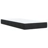 vidaXL Boxspringbett mit Matratze Schwarz 90x200 cm Samt