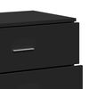 vidaXL Sideboards 2 Stk. Schwarz 60x39x80 cm Holzwerkstoff