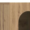 vidaXL Sideboard Artisan-Eiche 100 x 35 x 59 cm Holzwerkstoff