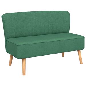 vidaXL Sofa Stoff 117 x 55,5 x 77 cm Grün