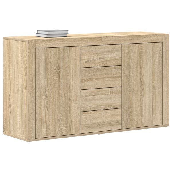 vidaXL Sideboard Sonoma-Eiche 120 x 36 x 69 cm Holzwerkstoff