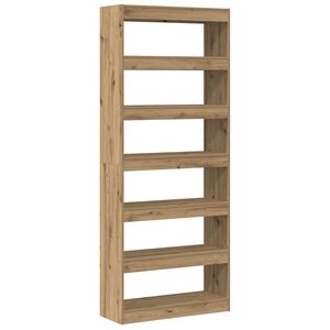 vidaXL B&uuml;cherregal Artisan-Eiche 80 x 30 x 198 cm Holzwerkstoff