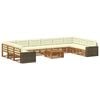 vidaXL Sofagarnituren mit Kissen 11 pcs Massivholz Akazie