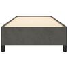 vidaXL Bettgestell ohne Matratze Dunkelgrau 90x190 cm Samt