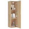 vidaXL TV-Schrank Sonoma-Eiche 30,5x30x110 cm Holzwerkstoff
