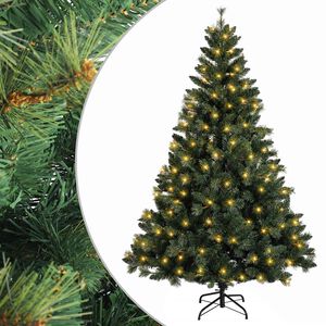 vidaXL K&uuml;nstlicher klappbarer Weihnachtsbaum 120 cm 150 LEDs