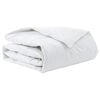 vidaXL Winterbettdecke 135 x 220 cm Winter Feder Wei&szlig; Atmungsaktiv
