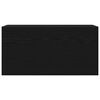 vidaXL Bad-Wandschrank Schwarz 80x25x40 cm Holzwerkstoff