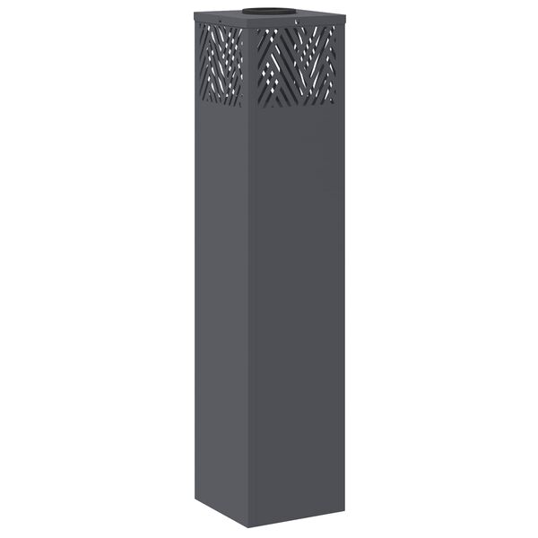 vidaXL Solar LED Weg Licht 2 pcs Anthrazit Kalt gewalzter Stahl