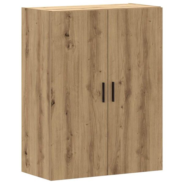 vidaXL Wandschrank Artisan-Eiche 69,5x34x90 cm