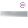 vidaXL Rasenkanten 30 Stk. 20x103 cm Verzinkter Stahl