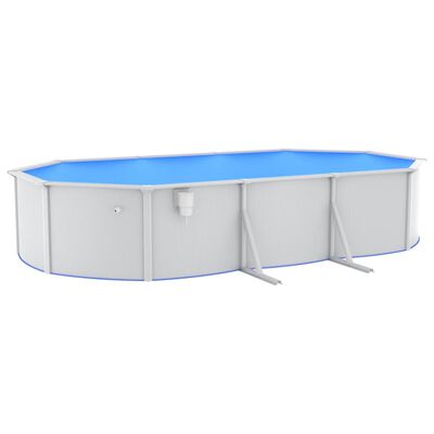 vidaXL Pool mit Sandfilterpumpe 610x360x120 cm