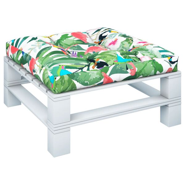 vidaXL Palettenkissen Mehrfarbig 70x70x12 cm Stoff