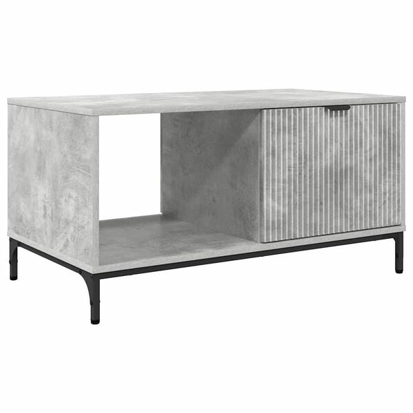 vidaXL Couchtisch Betongrau 90 x 49 x 46 cm Holzwerkstoff