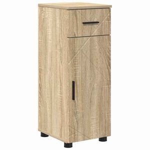 vidaXL Badezimmerschrank mit Schubladen Sonoma-Eiche 30 x 35 x 80 cm