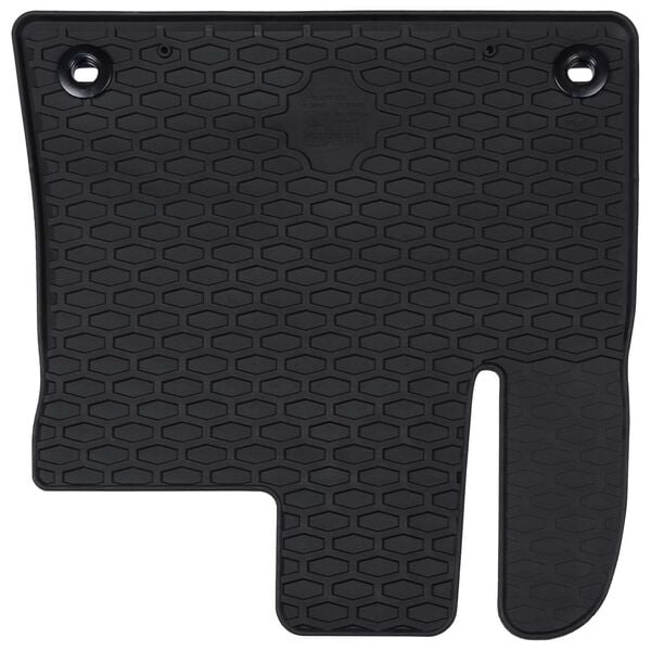 vidaXL Autofu&szlig;matte 4 pcs Schwarz Gummi