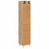 vidaXL Highboard 2 pcs Artisan-Eiche Holzwerkstoff